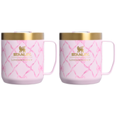 Stanley 1913 x LoveShackFancy Holiday Everyday Camp Mug Set | 12 OZ
